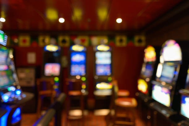 Bet placement and action buttons on the player interface Player interface showing bet placement and card decision buttons
